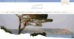 Desktop Screenshot of driftwoodhotel.co.uk