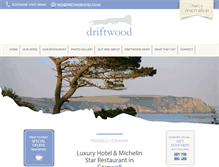 Tablet Screenshot of driftwoodhotel.co.uk